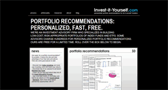 Desktop Screenshot of invest-it-yourself.com